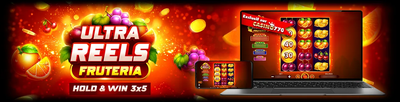 Bannière promotionnelle Casino770
