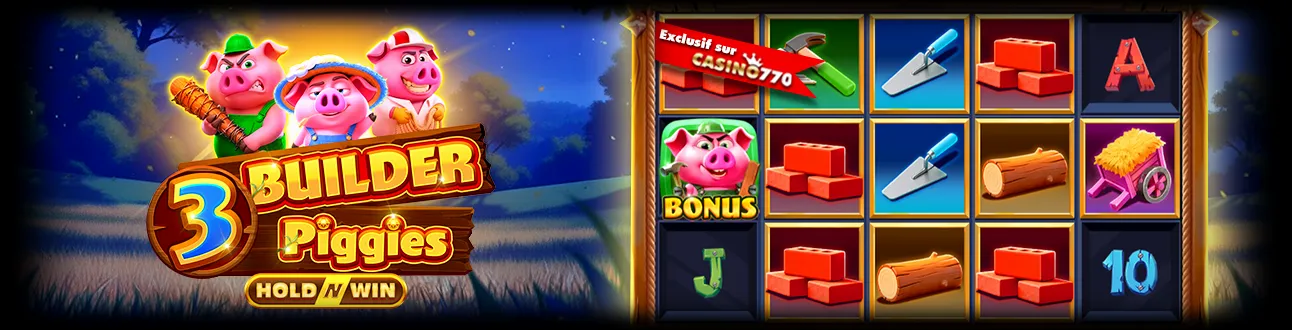 Bannière promotionnelle Casino770