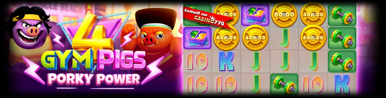 Bannière promotionnelle Casino770